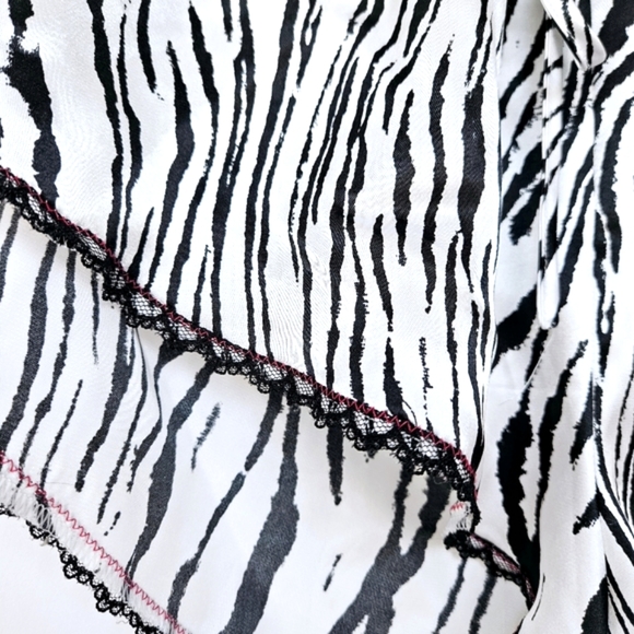 Secret Treasures Wmns 2-piece Zebra Print Lingerie Shorts And Tank Top 2XL NWOT - Picture 10 of 14